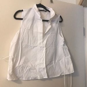 Brand new Zara sleeveless blouse with side ties